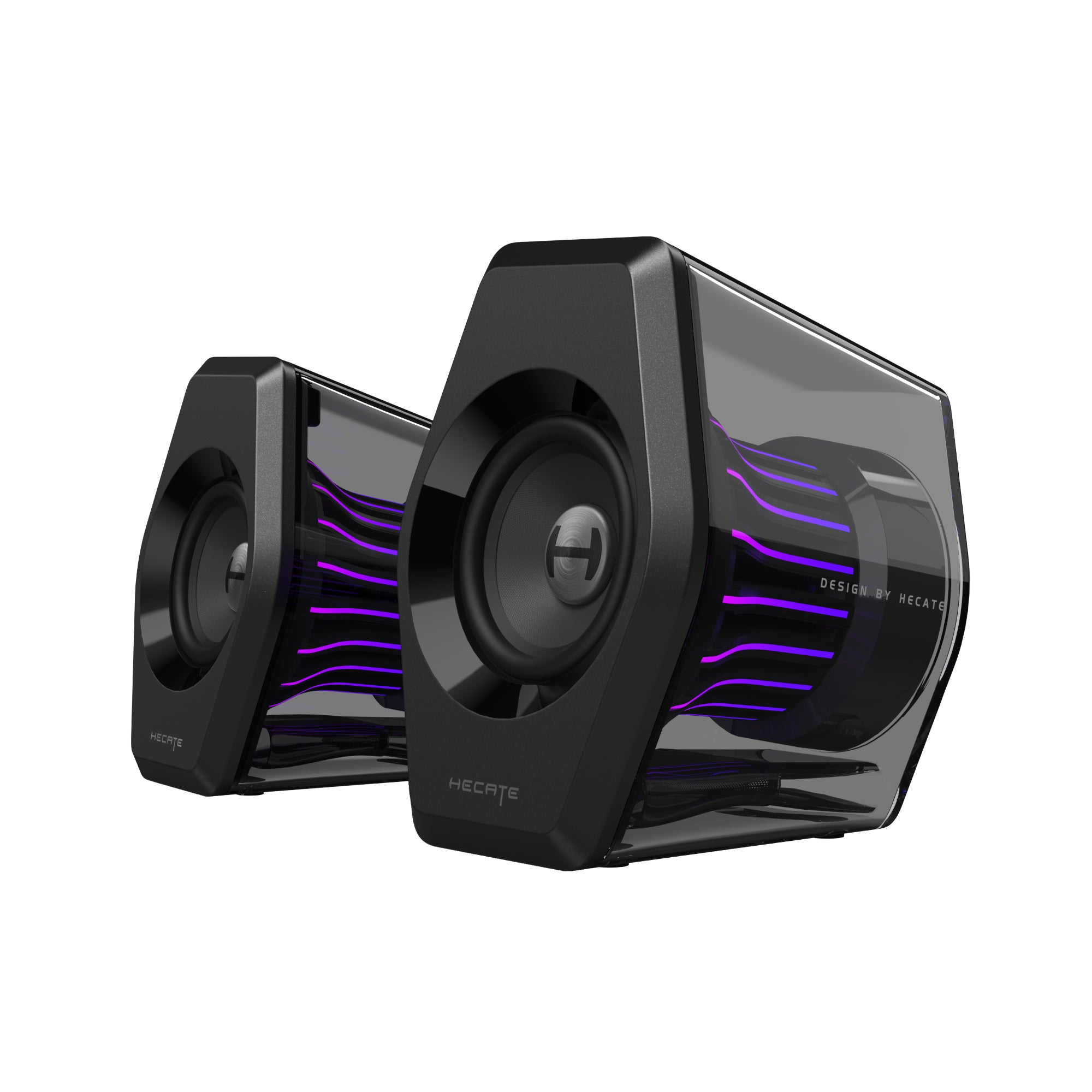 HECATE G2000 Pro 2.0 RGB Compact Desktop Speakers with 64W Peak Power
