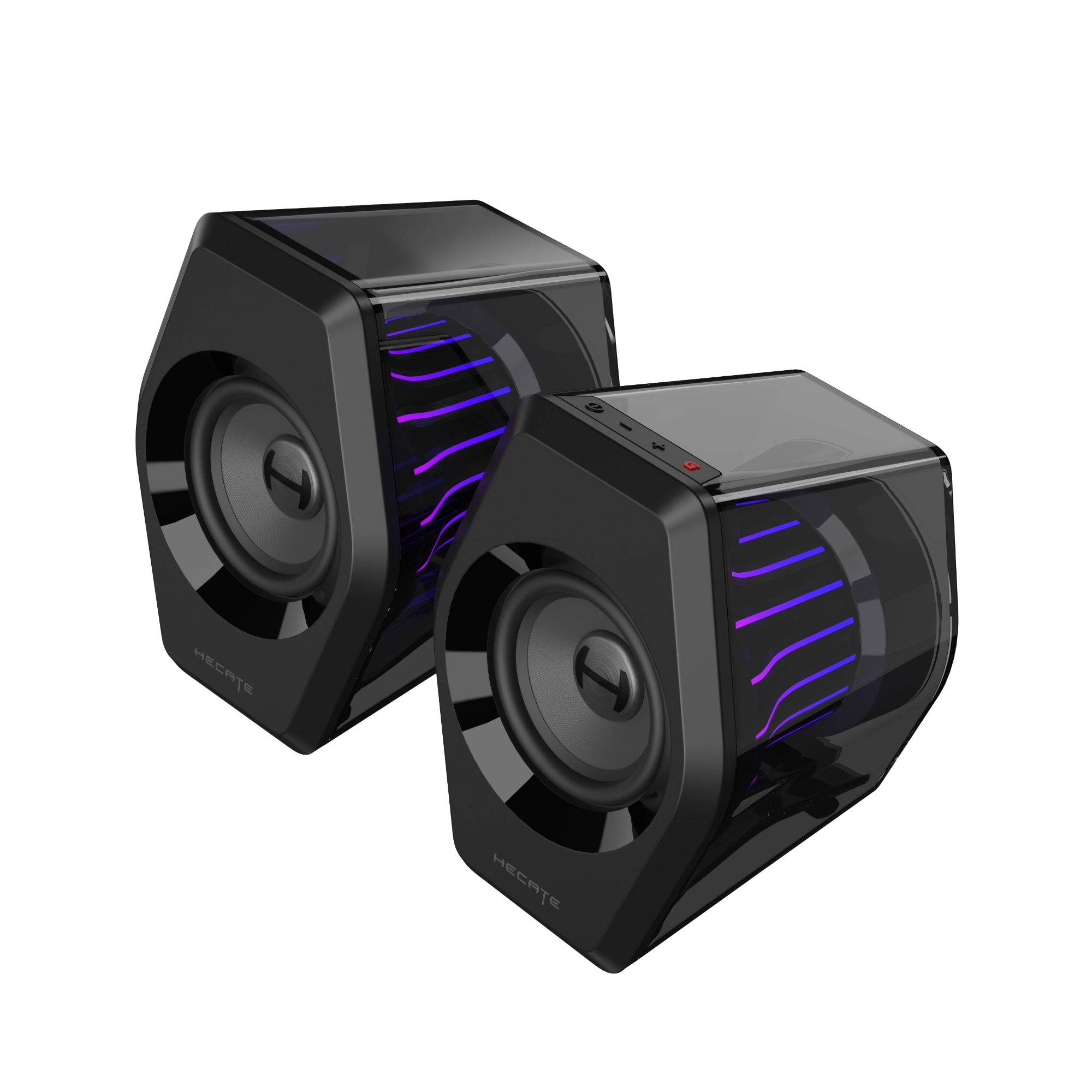 HECATE G2000 Pro 2.0 RGB Compact Desktop Speakers with 64W Peak Power