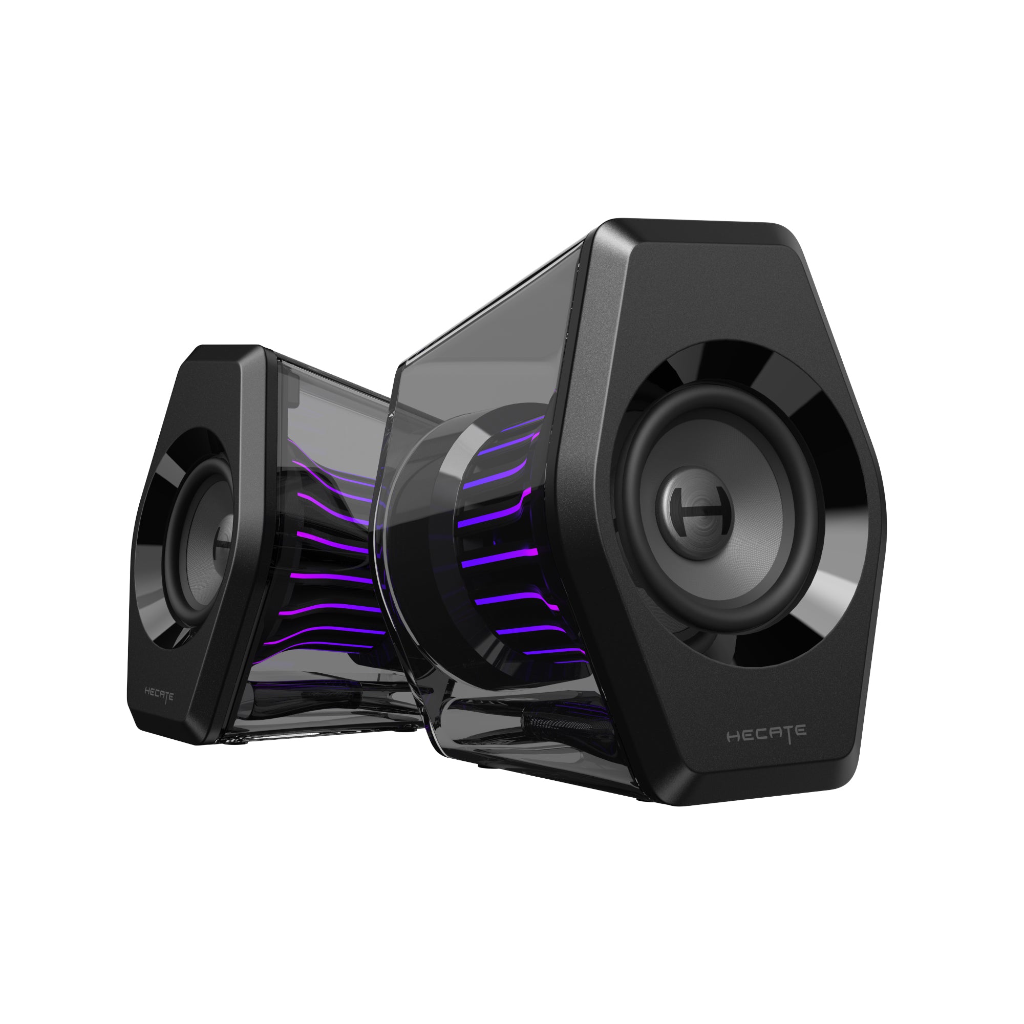 HECATE G2000 Pro 2.0 RGB Compact Desktop Speakers with 64W Peak Power