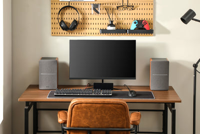 R1280Ts Powered Bookshelf Speakers with Sub Out