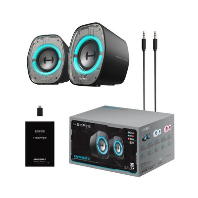 HECATE G1000 II Gaming 2.0 Speakers System-Bluetooth V5.4/USB Audio/AUX
