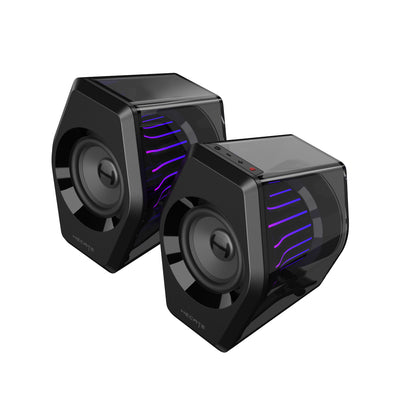 HECATE G2000 Pro 2.0 RGB Compact Desktop Speakers with 64W Peak Power
