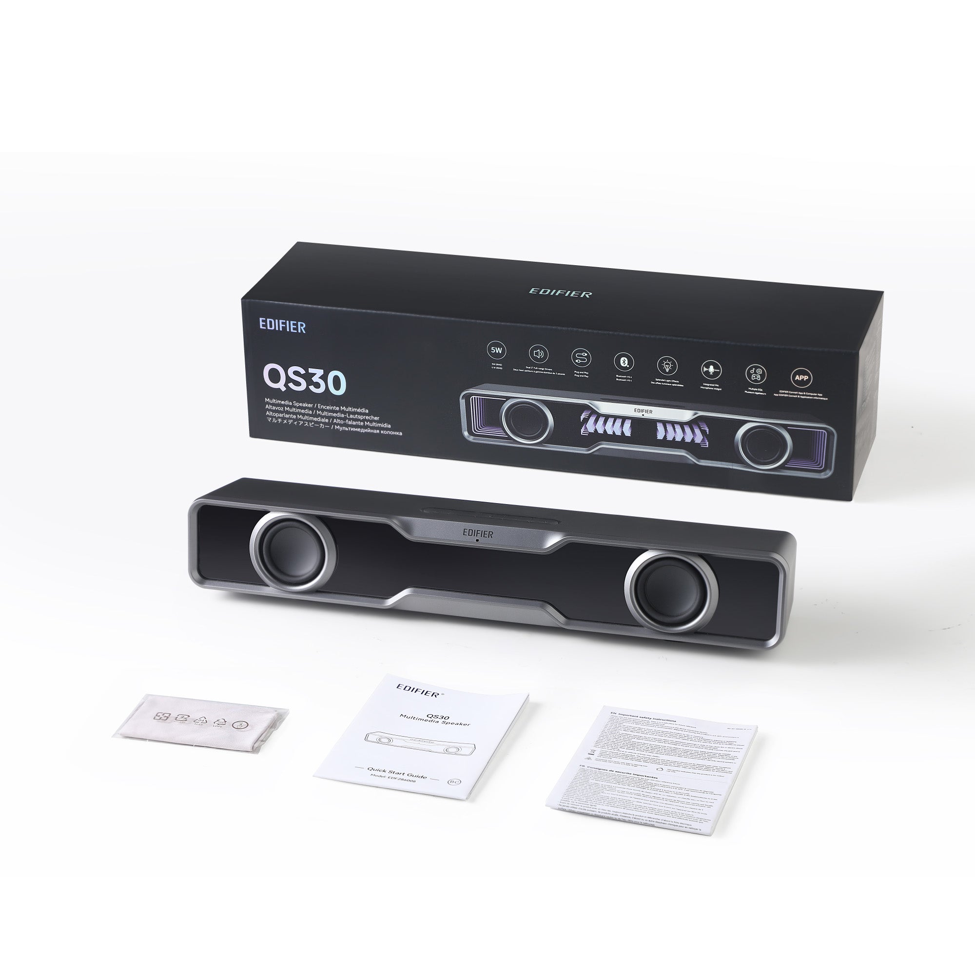 QS30 Computer Tabletop Bluetooth Speaker