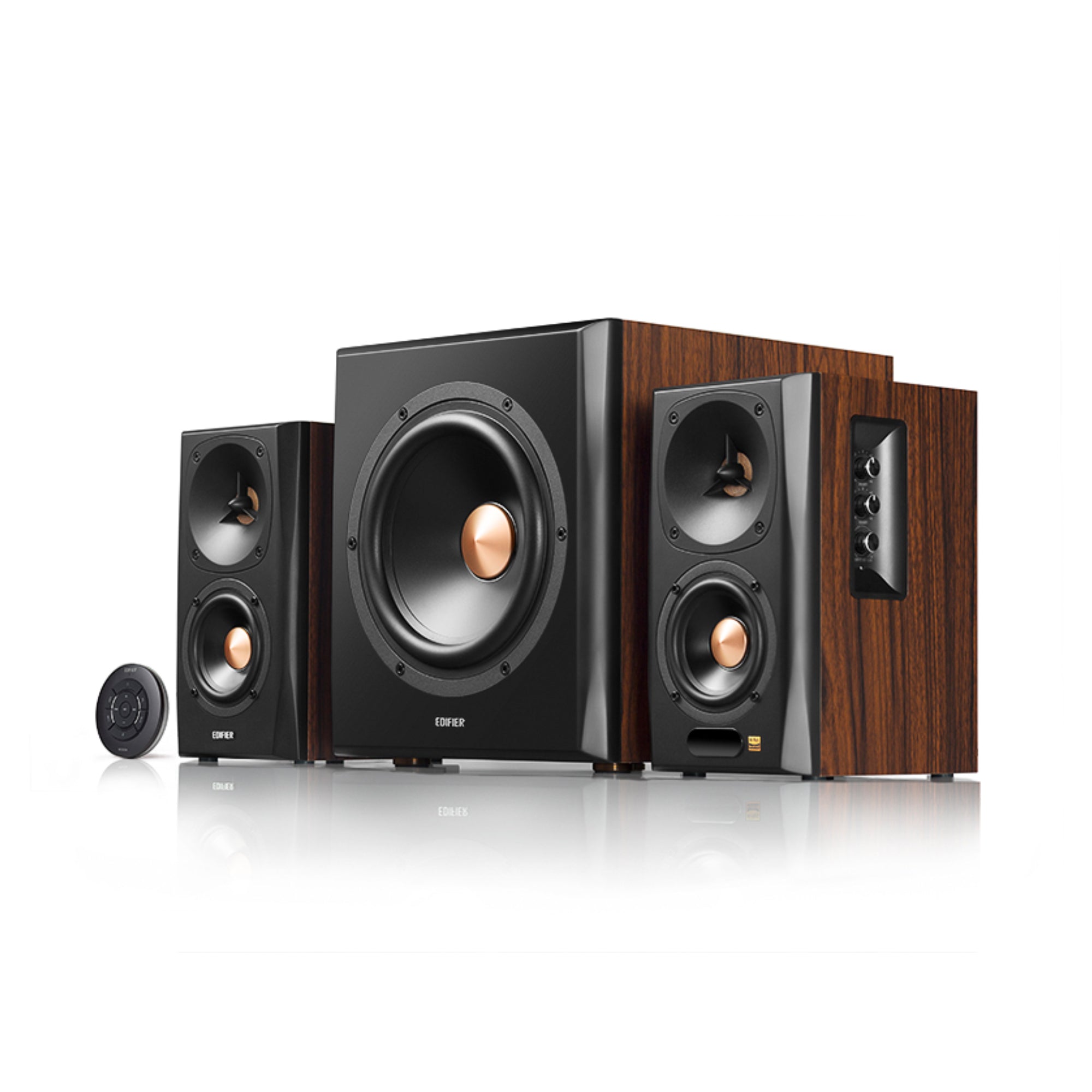 S360DB Premium 2.1 Bookshelf Speaker with Subwoofer