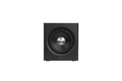EDIFIER S355DB Black wireless subwoofer front view