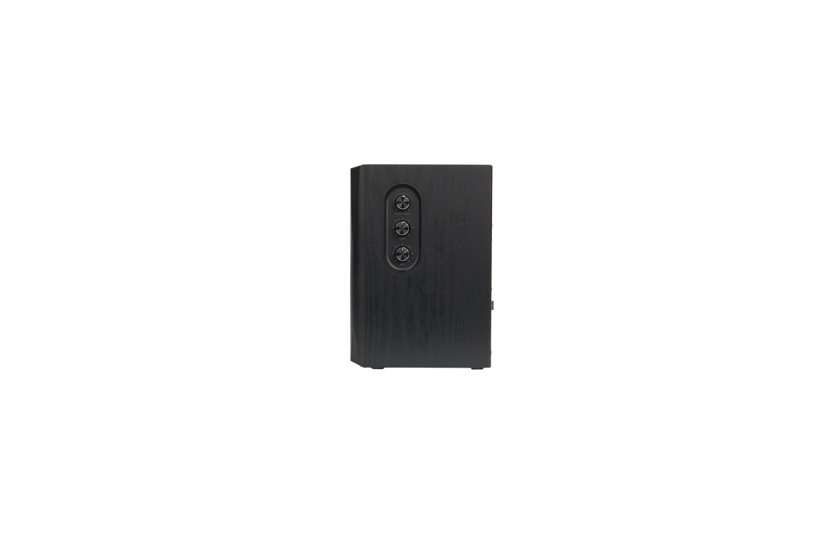 EDIFIER S355DB Black active satellite speaker side controls