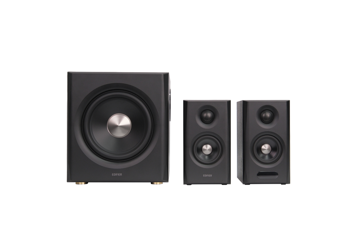 EDIFIER S355DB Black speaker system front view