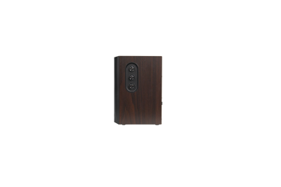 EDIFIER S355DB Walnut active satellite speaker side controls